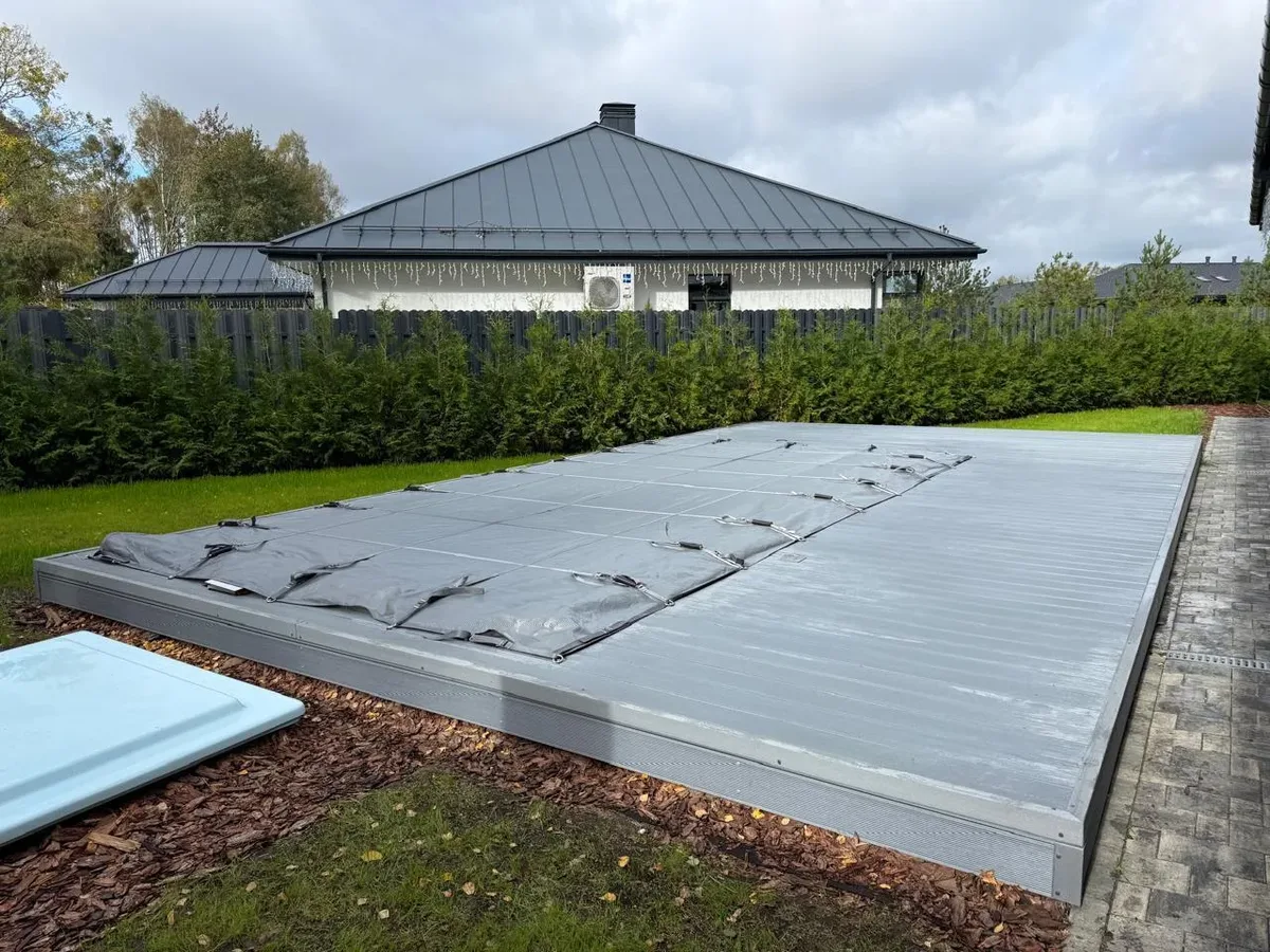 Покрывало Laguna Cover Mesh — установка в Новочебоксарске